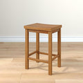Grain & Grove Smith Collection Solid Wood Counter Height Bar Stool, 24-Inch by GrainGrove