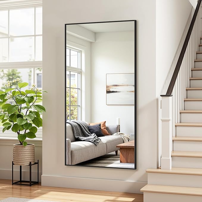 Bathroom Mirror 55" x 30", Large Rectangle Wall Mirror, Entryway Decor - Image 3
