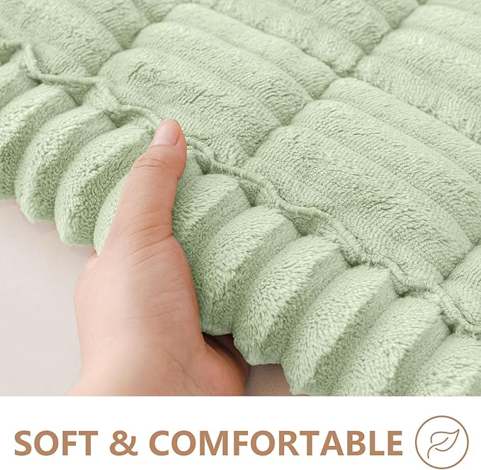 Smiry Couch Cover for Dogs Washable, Non Slip Fuzzy Pet Couch Covers for 3 - Image 4