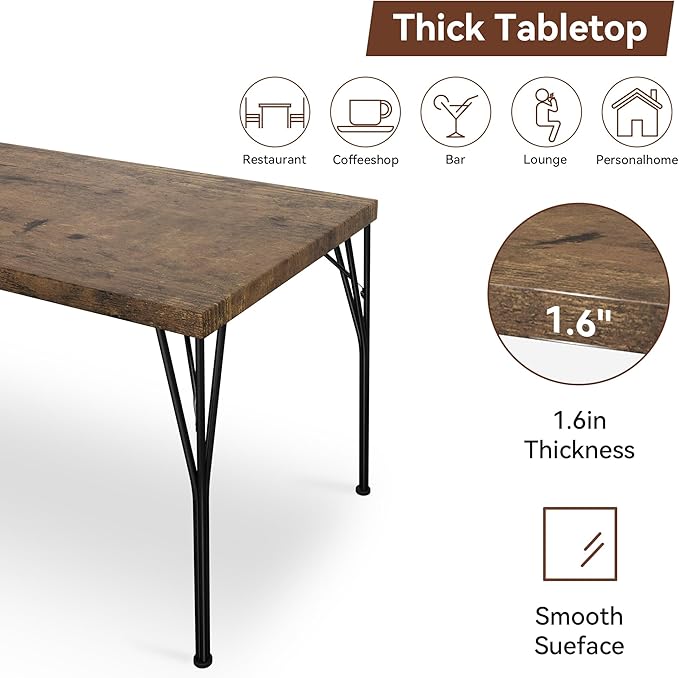 Vipbear Kitchen Dining Table Set - Image 4