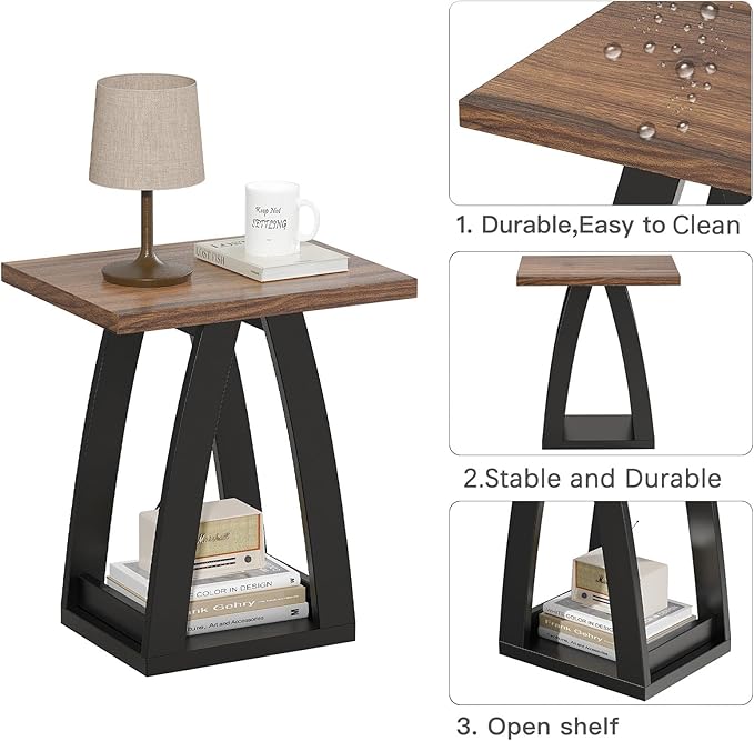 End Table, Side Table, Nightstand, Sofa Side Table - Image 7