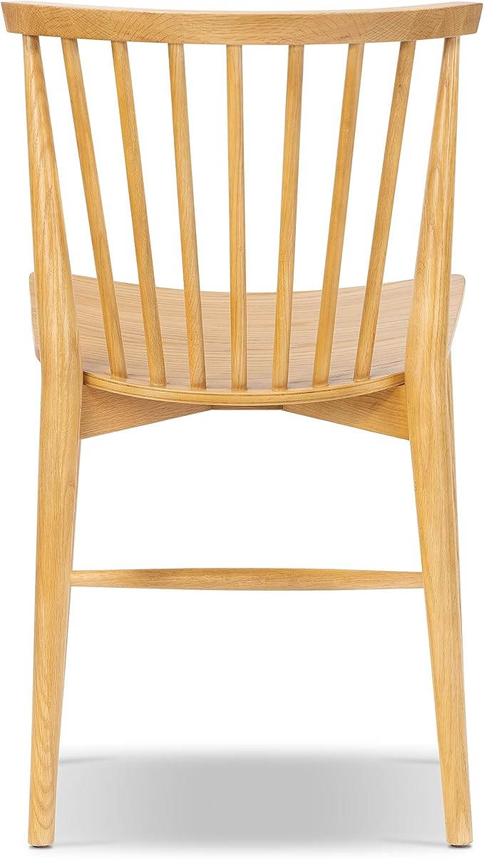 POLY & BARK Ligna Dining Chair Black – Mid-Century Inspired Chair - Image 5