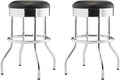 TRINITY Heavy Duty 25-Inch Backless Swivel Bar Stool by TRINITY