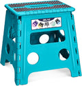 Delxo Folding Step Stool 13 Inch Non-Slip Foldable Stools Up to 300 LBS Kitchen by Delxo