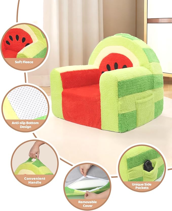 Toddler Chair, Comfy Foam Kids Couch - Image 7