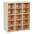 ECR4Kids Streamline 15 Cubby Tray Storage Cabinet, Classroom Furniture by ECR4Kids