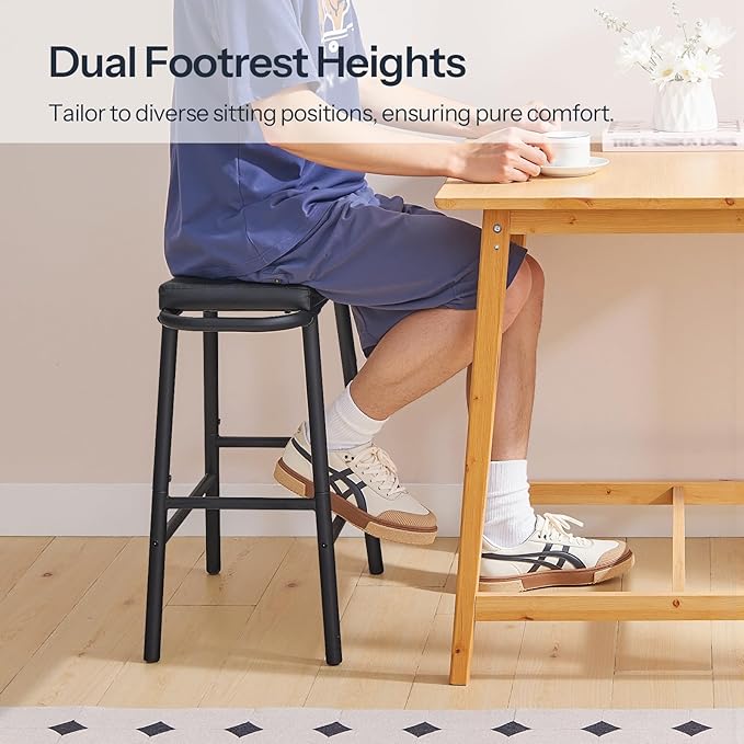 HOOBRO Bar Stools, 24” Barstools - Image 9