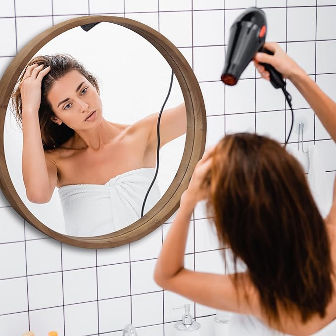 36" Bathroom Mirror, Round Wall Mirror - Image 4