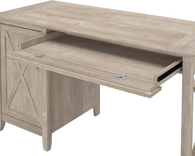 Bush Furniture Key West Computer Desk Farmhouse PC Table - Image 6
