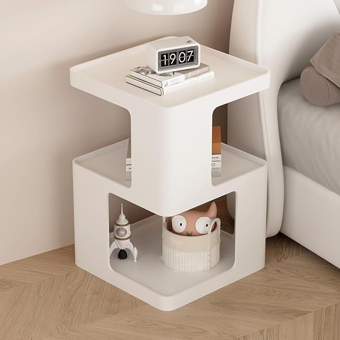 White Nightstands, Modern Side Table by BAOGELIYA