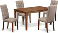 East West Furniture CAEL5-MAH-16 5 Piece Dining Table Set by EastWestFurniture