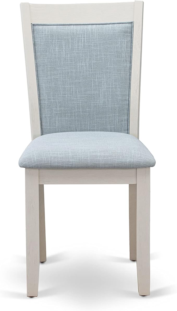 East West Furniture X027MZ015-7 7 Piece Dining Set Consist of a Rectangle - Image 9
