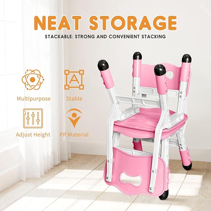 Kids Chair Adjustable Height Children Chairs Suitable - Image 3