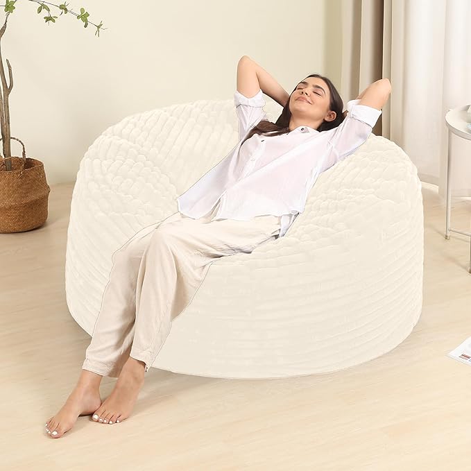 Memory Foam Bean Bag Chair for Adults/Teens, Bean Bag Sofa - Image 7