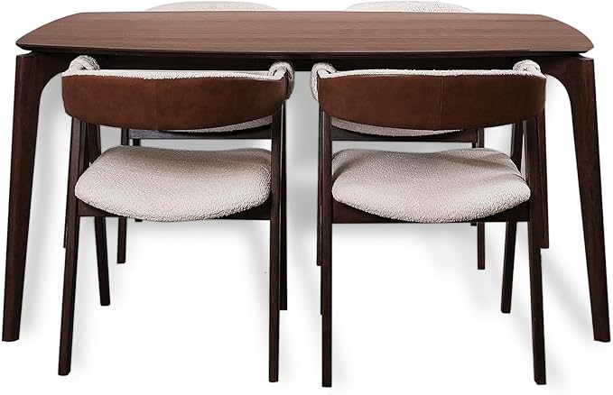 CONSDAN Dining Chairs Set of 2, Solid Wood Frame, Sturdy Construction, - Image 7