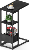 C Shaped End Table, Small Side Table by Yuede