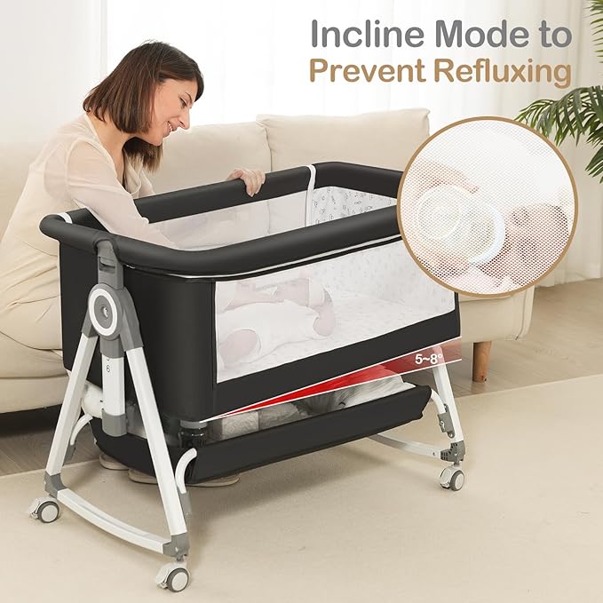 Baby Bassinet, Bedside Bassinet - Image 6