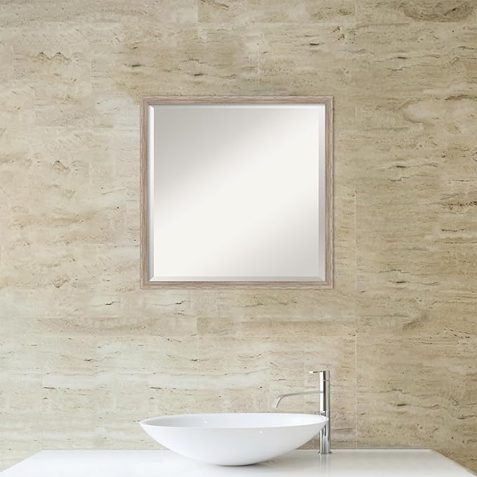 Amanti Art White Bathroom Mirror - Image 5