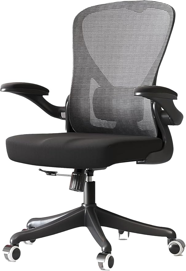 Ergonomic Office Chair with Adjustable Lumbar Support & Flip-Up Armrests - Image 7