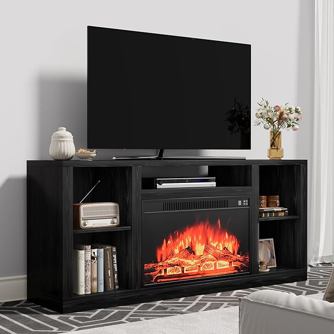 YESHOMY Electric Fireplace TV Stand by SearchallYESHOMY