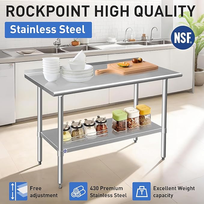 ROCKPOINT Stainless Steel Table - Image 3