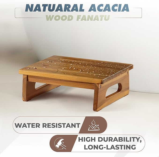 Wooden Step Stool, 5.3" One Step Stool - Image 3
