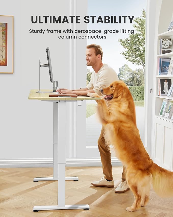 ErGear Height Adjustable Electric Standing Desk, 40 x 24 Inches Sit Stand up - Image 4