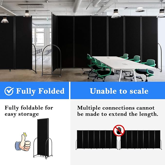 Folding Room Partition, Privacy Room Screen - Image 4