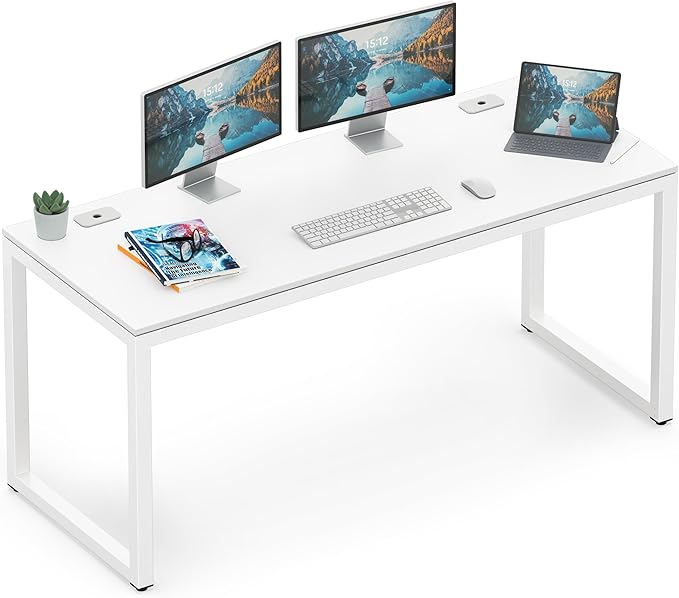 SHW 55-Inch Commercial-Grade Office Computer Desk by SHW