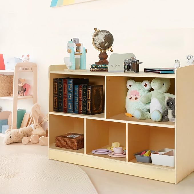 Montessori Shelf, Wooden Toy Storage Organizer - Image 6