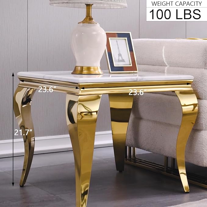 End Table, Glam Stable End Table - Image 3