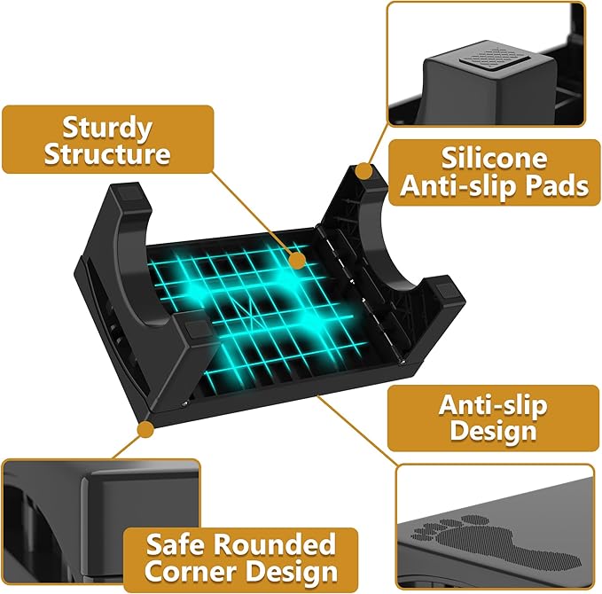Step Stool Foldable for Adults Kids, Heavy Duty Non-Slip Folding Stepping Stool - Image 5