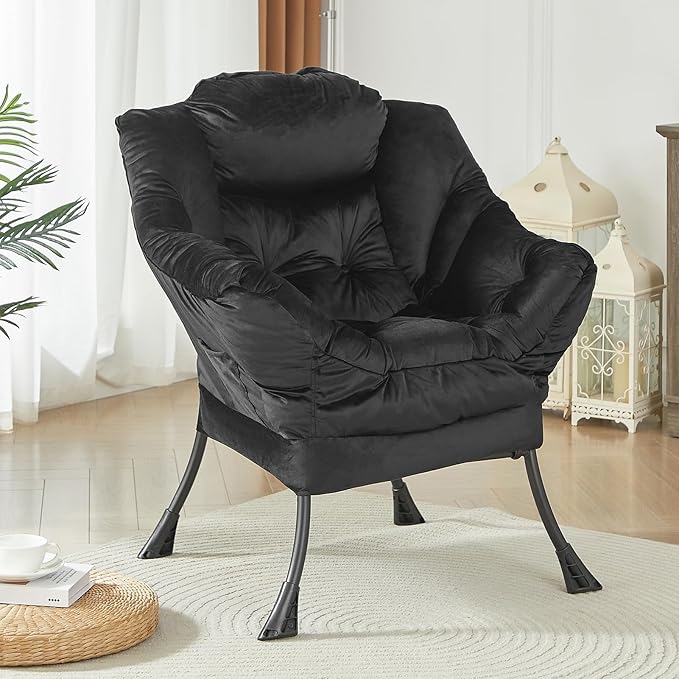 HollyHOME Fabric Large Lazy Chair - Image 5