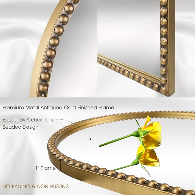 Arched Wall Mirror for Bathroom - Image 4