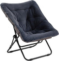Comfy Folded Chair, Soft Faux Fur Oversized Folding Chair, Flexible Lounge Lazy by Givjoy