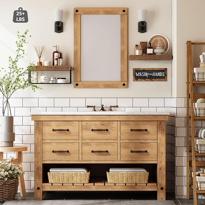 QEEIG Bathroom Shelves Over Toilet - Image 4