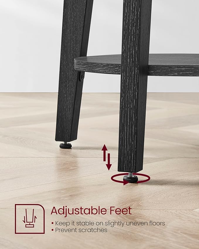 VASAGLE Side Table, Small Round End Table - Image 11