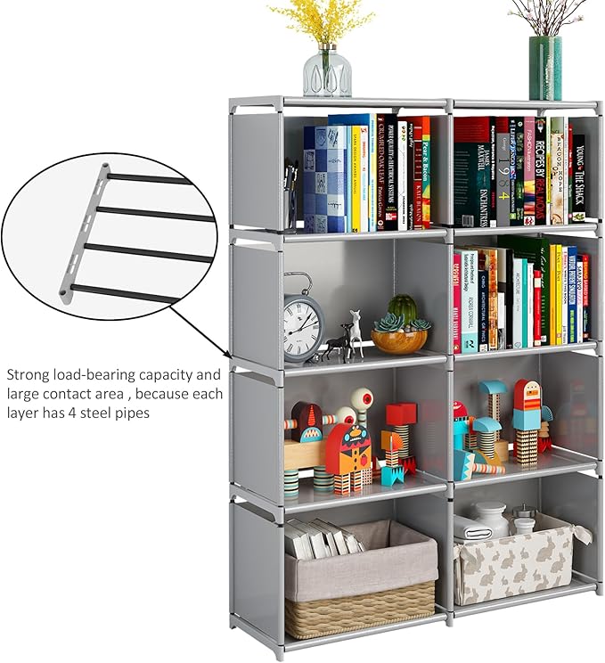 JIUYOTREE 5-Tiers Closet Storage Organizer - Image 6