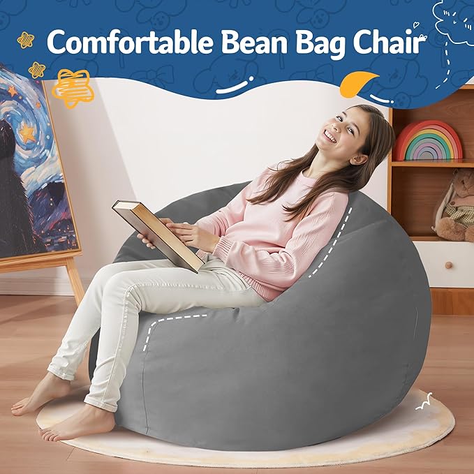 Homguava 2FT Bean Bag Chair: 2' Bean Bags - Image 7