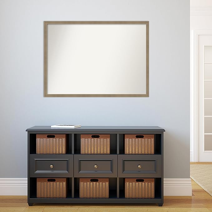 Amanti Art Grey Bathroom Mirror - Image 5