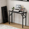 Frylr Small Folding Computer Desk – 35.8 Inch Portable Table by Frylr