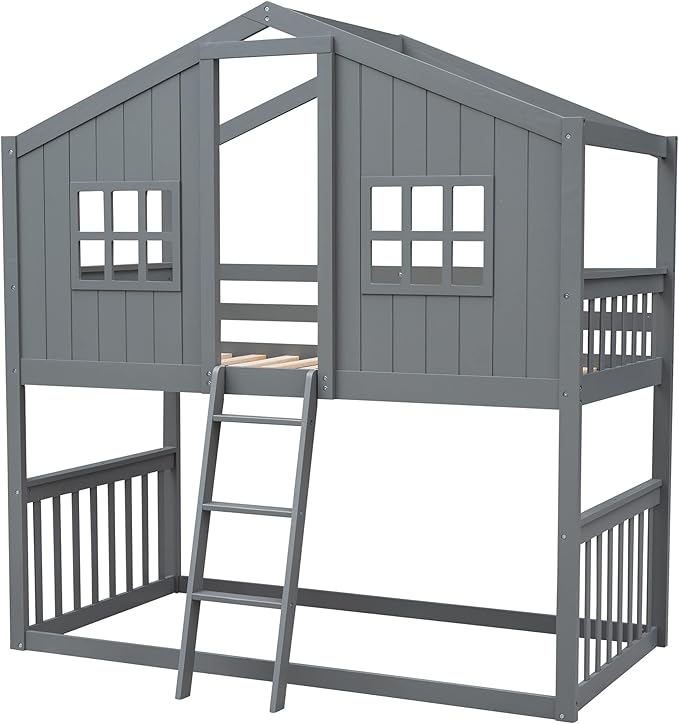Ball & Cast Twin Over Twin Size House Bunk - Image 9