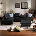 L Shaped Sectional Couch with Cup Holders, Apartments by FONTOI