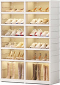 6 Tier Foldable Shoe Rack Organizer by EHAMILY