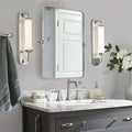 MOON MIRROR Polished Chrome Pivot Mirror by MOONMIRROR