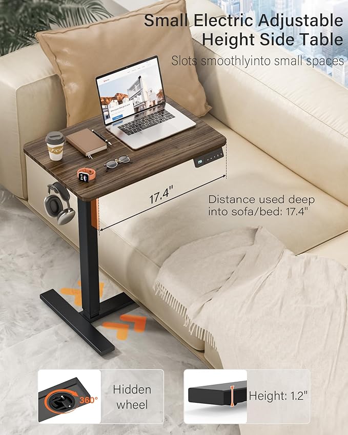 Mobile Standing Desk with Wheels - Image 3