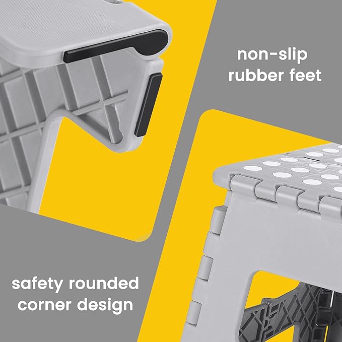 ACSTEP Folding Step Stool 9'' Foldable Step Stool - Image 2