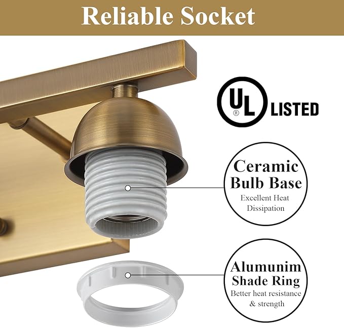 Stainless Steel Milk Glass Vanity Lights - Image 4