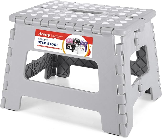 ACSTEP Folding Step Stool 9'' Foldable Step Stool by ACSTEP