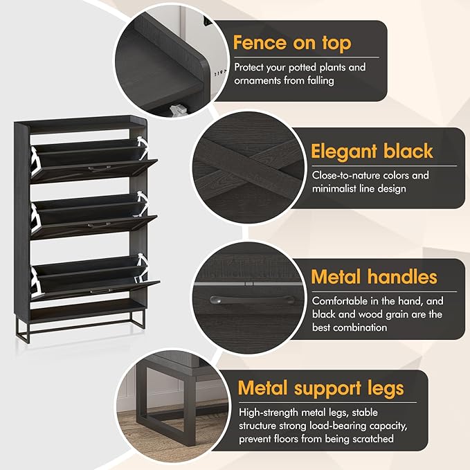 Maupvit Shoe Storage Cabinet - Image 4